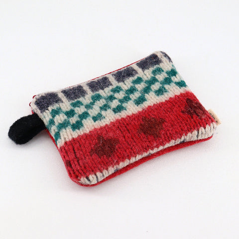 Upcycled "Birch Pouch" Zippered Bag