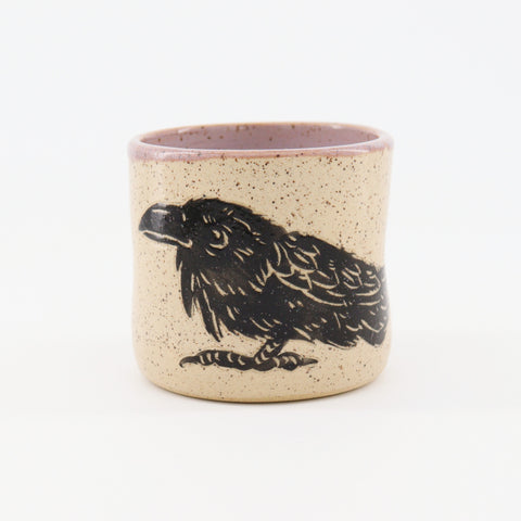 Handmade Ceramic Raven Cups