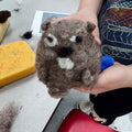 Needle Felted Beaver - Arts and Heritage St. Albert