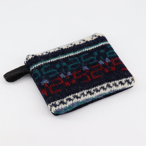 Upcycled "Birch Pouch" Zippered Bag