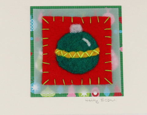 Holly Boone Art Cards - Christmas Baubles Style 6 - Arts and Heritage St. Albert