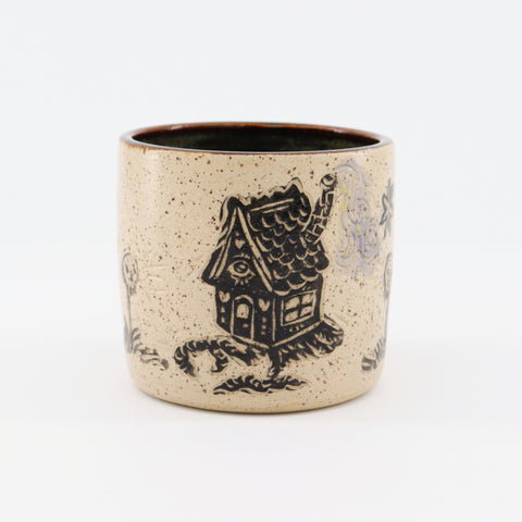Handmade Ceramic Raven Cups
