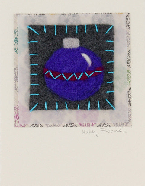 Holly Boone Art Cards - Christmas Baubles Style 7 - Arts and Heritage St. Albert