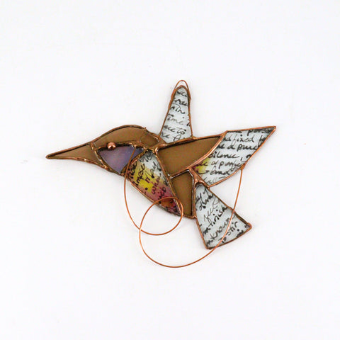 Stained Glass "Humming Birdies" Style 7 - Arts and Heritage St. Albert