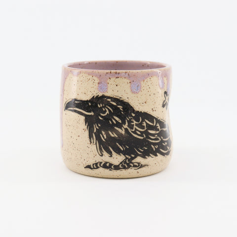 Handmade Ceramic Raven Cups