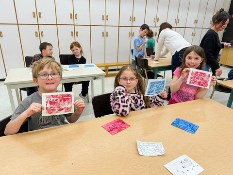 Inuit Inspired Printmaking (In-School) - Arts and Heritage St. Albert