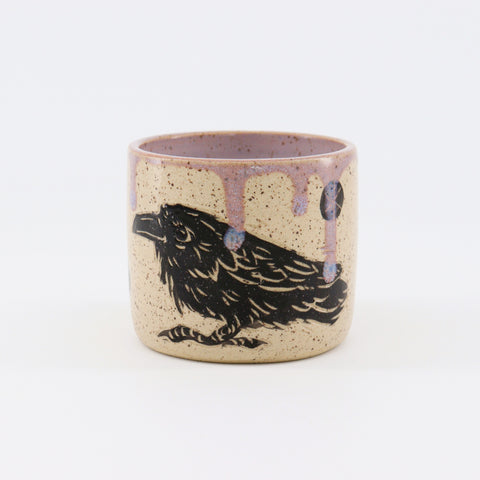 Handmade Ceramic Raven Cups