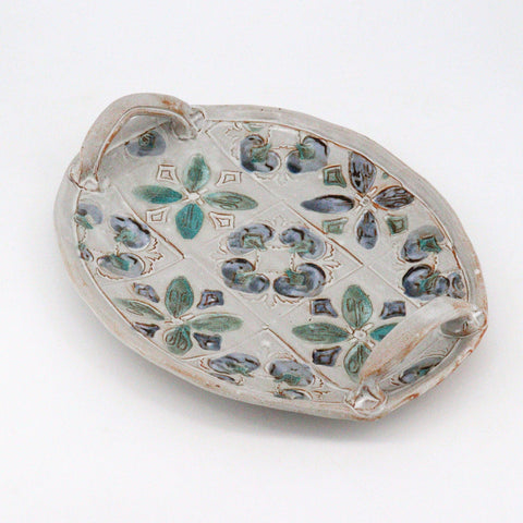 Small Quatrefoil Patterned Platter