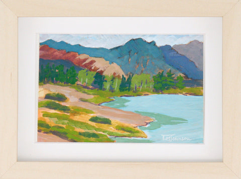 'Abraham Lake' Original Painting by Luise Mendler-Johnson