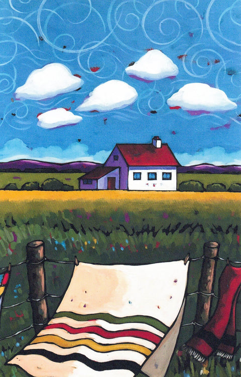 Art Cards by Pam Weber Blanket Statment - Arts and Heritage St. Albert