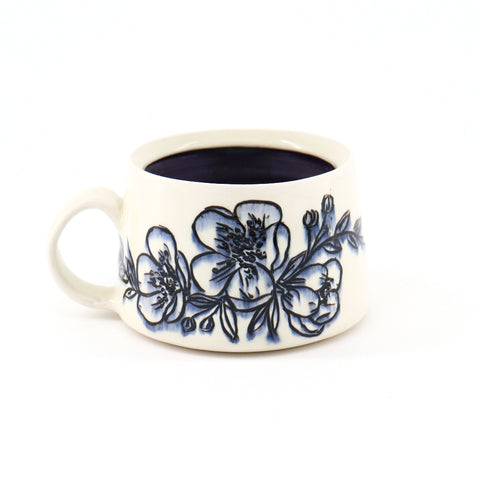 Flowing Floral Mugs Style 1 - Arts and Heritage St. Albert