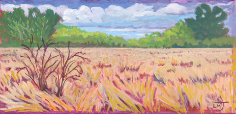 'Boardwalk View' Original Painting by Luise Mendler-Johnson