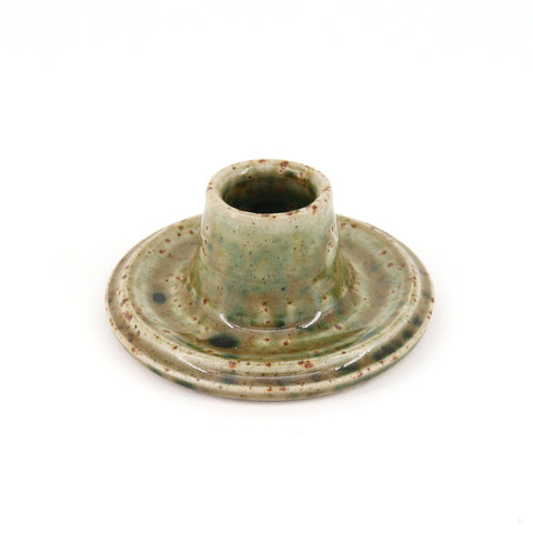 Handmade Shirley Randall ceramic candle holder with a unique pottery design