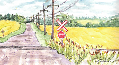 'Canola Season' Original Painting by Luise Mendler-Johnson - Arts and Heritage St. Albert
