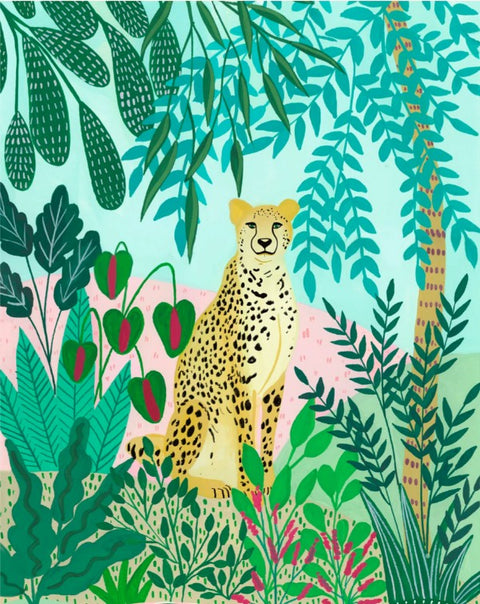 8 x 10 Art Prints by Nabeela Rumi Leopard - Arts and Heritage St. Albert