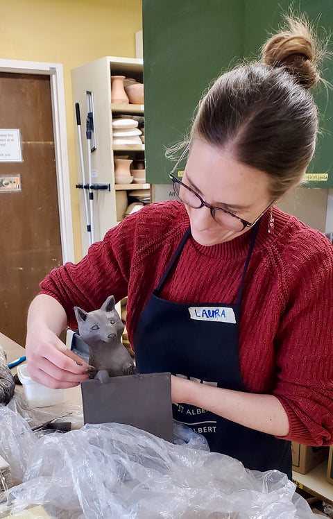 Clay Animal Sculpture - Arts and Heritage St. Albert