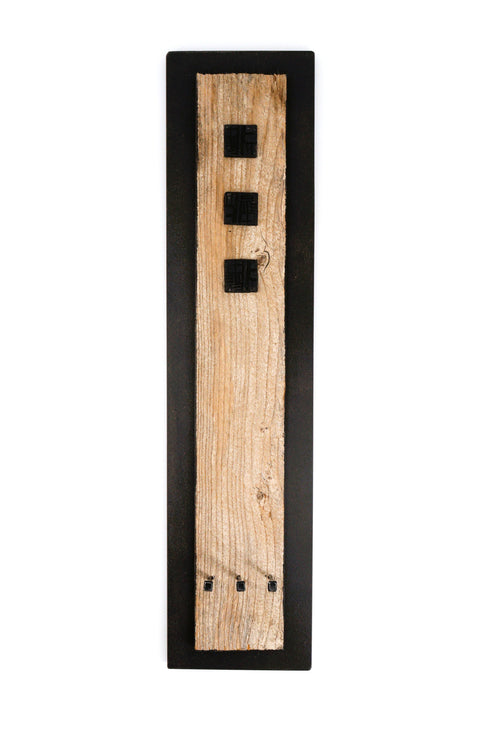 Handmade Key Rack 3 Clay Tiles - Arts and Heritage St. Albert