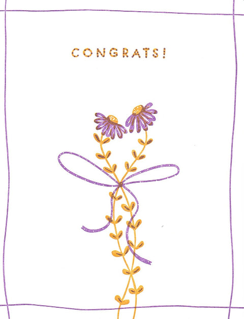 Letterpress Printed Celebration Cards Congrats! - Arts and Heritage St. Albert