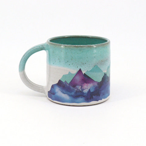 'Creamy Mint' Mountain Mugs Style 2 - Arts and Heritage St. Albert