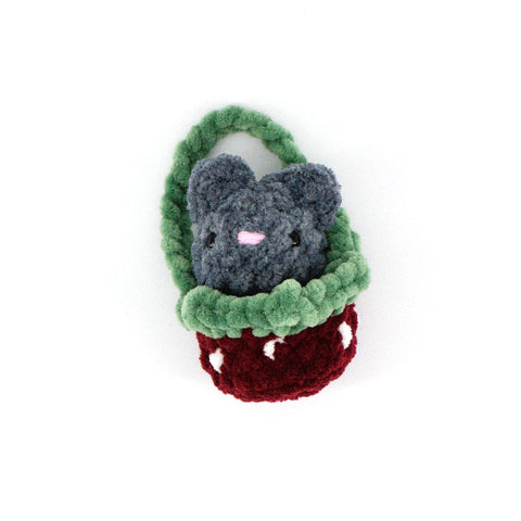 Crocheted Critter in a Basket - Arts and Heritage Foundation St. Albert