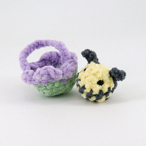 Crocheted Critter in a Basket - Arts and Heritage Foundation St. Albert