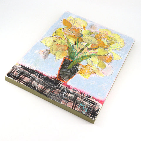 'Daffodils' Original Mixed Media Painting by Meghana Gauthier - Arts and Heritage St. Albert