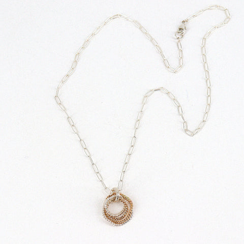 'Entwined Collection' 4 Entwined Layered Link Necklace - Arts and Heritage St. Albert