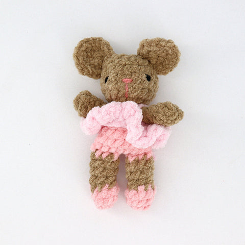 Crocheted Fable Babies Ballerina Mouse - Arts and Heritage St. Albert