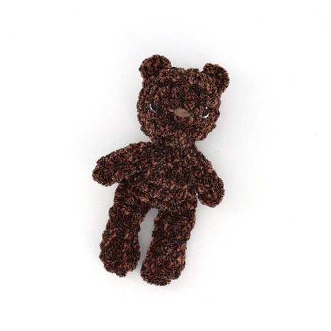 Crocheted Fable Babies Brown Bear - Arts and Heritage St. Albert