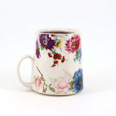 Mugs Fully Decorated in Florals Style 7 - Arts and Heritage St. Albert