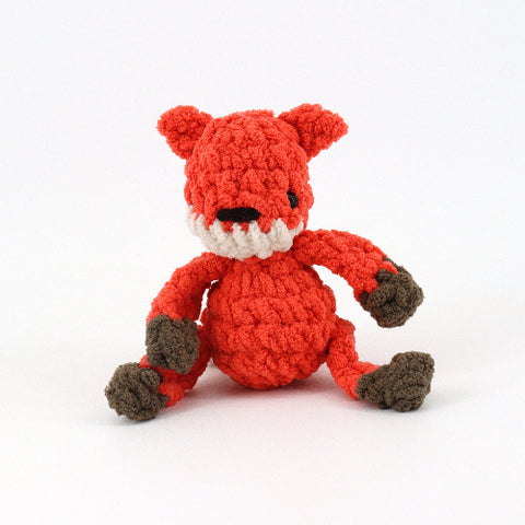 Crocheted Little Animal 'Snugglers' Fox - Arts and Heritage St. Albert