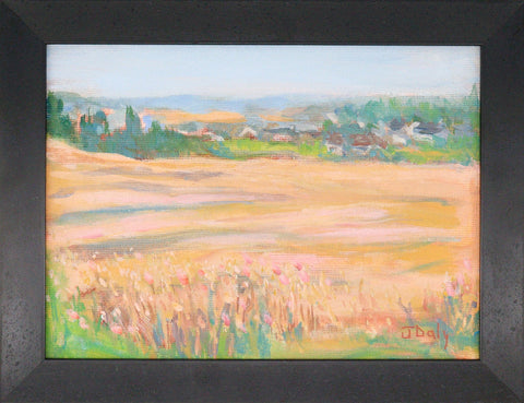 'Golden September' Acrylic Painting by Julie Daly - Arts and Heritage St. Albert