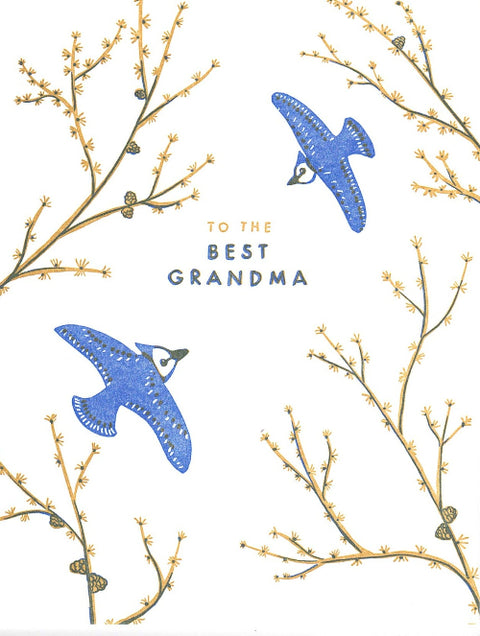 Letterpress Printed Celebration Cards To The Best Grandma - Arts and Heritage St. Albert