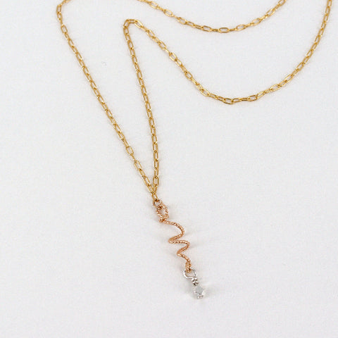 'Helix Collection' Vine Necklace - Gold - Arts and Heritage St. Albert