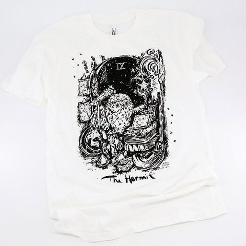 'The Hermit' Hand Silkscreened Magical Creature T-Shirt - Arts and Heritage St. Albert