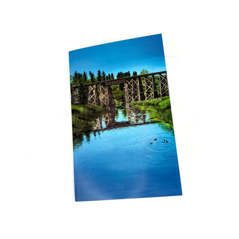 Memory Roth greeting cards The Trestle Bridge - Arts and Heritage St. Albert