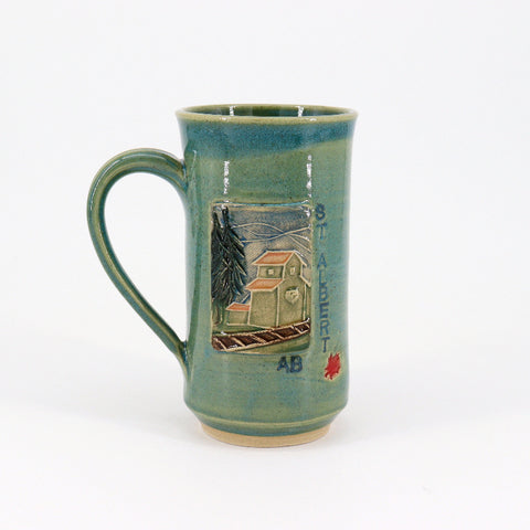 St. Albert Mugs with Maple Leaf Grain Elevator - Arts and Heritage St. Albert