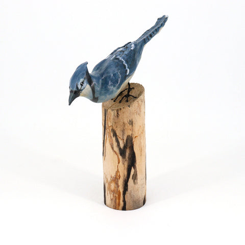 Ceramic Blue Jay Sculpture - Arts and Heritage St. Albert