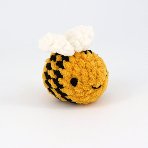 Small Crocheted Bumblebee Plushie - Arts and Heritage St. Albert