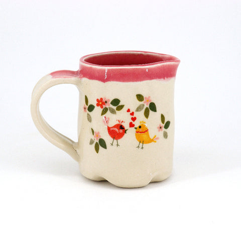 'Chicks' Ceramic Pitcher - Arts and Heritage St. Albert