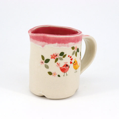 'Chicks' Ceramic Pitcher - Arts and Heritage St. Albert