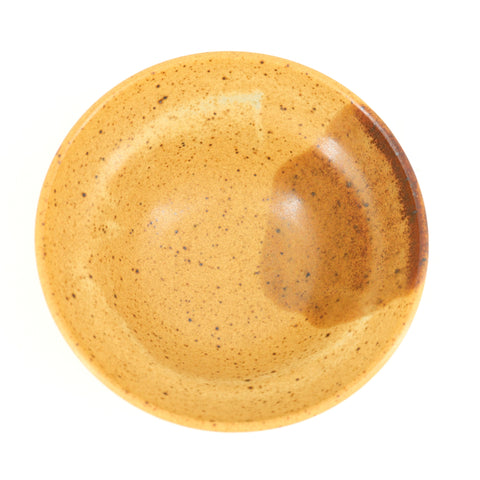 Brown Speckled Ceramic Bowl - Arts and Heritage St. Albert