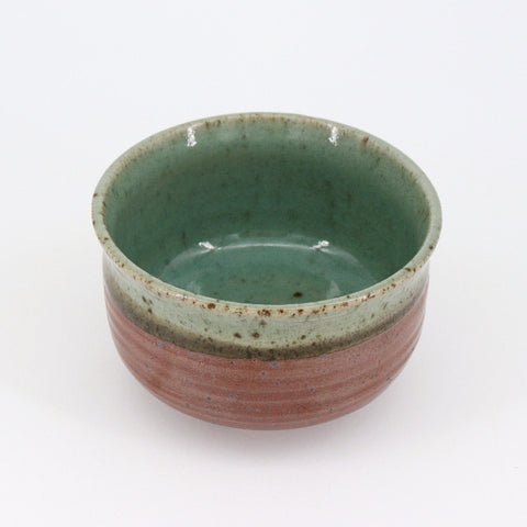 Brown & Green Speckled Ceramic Bowl - Arts and Heritage St. Albert