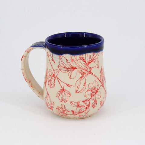 Red Magnolia Mugs - Arts and Heritage St. Albert