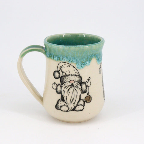 16oz Christmas Gnome Ceramic Mug - Arts and Heritage St. Albert