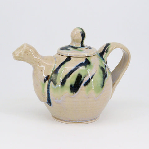 Teapot Green and Blue - Arts and Heritage St. Albert