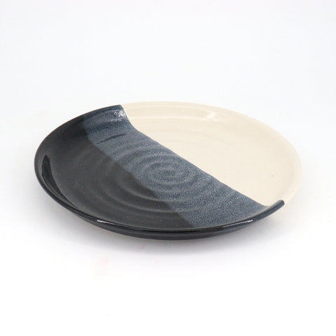 Black & White Ceramic Plate - Arts and Heritage St. Albert