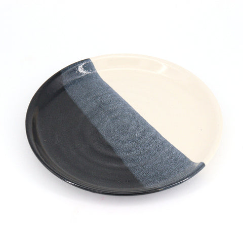 Black & White Ceramic Plate - Arts and Heritage St. Albert