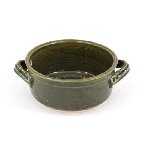 Green Baking Dish with Handles - Arts and Heritage St. Albert