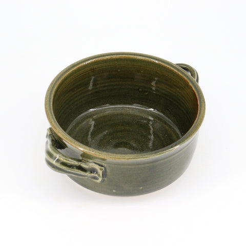 Green Baking Dish with Handles - Arts and Heritage St. Albert
